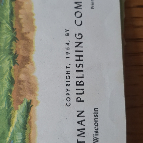 Vintage 50s Three Billy Goats Gruff Hardcover Children's Book - Picture 3 of 10